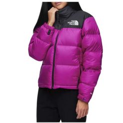 Kurtka turystyczna damska The North Face 1996 Retro Nuptse. Czerwone kurtki sportowe damskie The North Face, xl, bez wzorów, z nylonu, bez ramiączek, bez kaptura. Za 1,047.00 zł.
