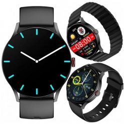 Imilab Smartwatch Imiki TG1 Black System Android iOS dotyk Amoled. Czarne zegarki smartwatch Imilab, bez wzorów. Za 207.46 zł.