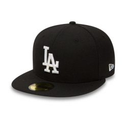 Czapka z daszkiem New Era 59FIFTY Los Angeles Dodgers Essential 10047495. Czapki damskie New Era, bez wzorów, sportowe. Za 162.98 zł.