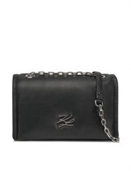 KARL LAGERFELD Torebka A1W30173 Czarny. Czarne listonoszki damskie KARL LAGERFELD, bez wzorów, ze skóry, bez dodatków. Za 759.99 zł.