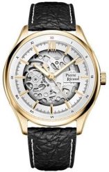 Zegarek męski Pierre Ricaud P60059.1263A czarny. Czarne zegarki męskie Pierre Ricaud, bez wzorów. Za 1,095.00 zł.