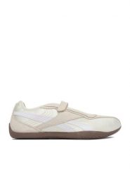 Reebok Baleriny EO-ULTRA LO MARY JANE 100261003 Kremowy. Białe balerinki damskie Reebok, bez wzorów, z materiału, bez obcasa, bez zapięcia. Za 299.99 zł.
