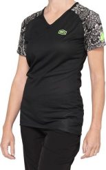 100% Koszulka damska 100% AIRMATIC Women's Jersey krótki rękaw black python roz. S (NEW 2021). Czarne bluzki damskie 100%, s, bez wzorów, z jersey, bez kołnierzyka, bez ramiączek. Za 150.82 zł.