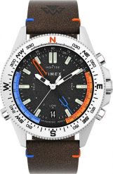 Zegarek Timex Zegarek męski Timex TW2V64400 brązowy. Brązowe zegarki męskie Timex, bez wzorów. Za 829.00 zł.