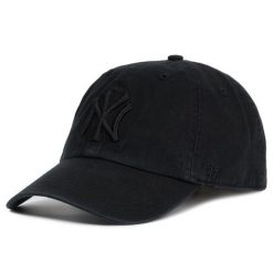 Czapka z daszkiem 47 Brand. Czarne czapki damskie 47 Brand, bez wzorów. Za 79.99 zł.