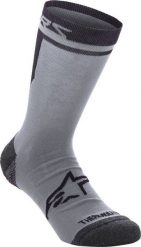 Alpinestars Skarpetki ALPINESTARS WINTER THERM SOCKS 17, gray black Rozmiar: M. Czarne skarpety męskie Alpinestars, bez wzorów. Za 146.38 zł.