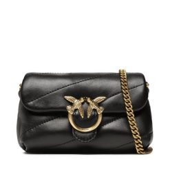 Torebka PINKO. Czarne torebki do ręki damskie Pinko, bez wzorów, bez dodatków. Za 559.99 zł.