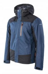 Kurtka narciarska męska Icepeak Capot. Niebieskie kurtki sportowe męskie Icepeak, na zimę, l, bez wzorów, z materiału, bez kaptura, narciarskie. Za 847.29 zł.