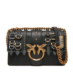 Torebka PINKO. Czarne torebki do ręki damskie Pinko, bez wzorów, bez dodatków. Za 889.99 zł.