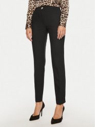 Marciano Guess Chinosy Celia 4BGB04 7046A Czarny Regular Fit. Czarne spodnie materiałowe damskie Marciano Guess, z aplikacjami, z syntetyku. Za 399.99 zł.