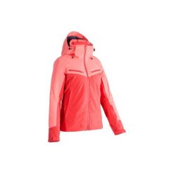 Kurtka narciarska All-Mountain AM900 damska. Czerwone kurtki sportowe damskie WED'ZE, xs, bez wzorów, z materiału, bez ramiączek, bez kaptura, narciarskie. W wyprzedaży za 399.99 zł.