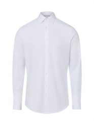 Finshley & Harding Koszula Mężczyźni Super Slim Fit biały, 42. Białe koszule męskie Finshley & Harding, l, bez wzorów, biznesowe, bez kołnierzyka, bez ramiączek. Za 299.95 zł.