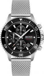 Zegarek Hugo Boss Admiral Zegarek męski czarna tarcza 46 mm (1513904). Czarne zegarki męskie Hugo Boss, bez wzorów. Za 368.99 zł.