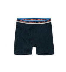 Bokserki termoaktywne Devold Lauparen Merino 190 Boxer. Niebieskie bokserki męskie Devold, bez wzorów, z dzianiny. Za 214.49 zł.