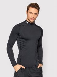 Under Armour Koszulka techniczna HeatGear® Mock 1369606 Czarny Skinny Fit. Czarne koszulki sportowe męskie Under Armour, m, bez wzorów, z syntetyku, bez ramiączek, do biegania. Za 109.99 zł.
