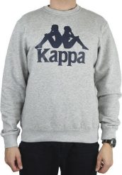 Kappa Szary/Srebrny S. Szare bluzy męskie Kappa, m, bez wzorów, bez ramiączek, bez kaptura. Za 80.25 zł.