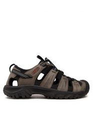 Keen Sandały Targhee III Sandal 1022428 Szary. Szare sandały męskie Keen, bez wzorów, z nubiku, bez zapięcia. Za 319.99 zł.