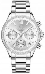 Zegarek Giewont Zegarek Damski Giewont Sapphire Srebrny GW3670-B1. Niebieskie zegarki damskie Giewont, srebrne. Za 216.95 zł.