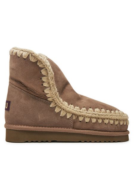 Mou Śniegowce Eskimo18 00000288 Beżowy. Brązowe śniegowce damskie Mou, ze skóry, bez zapięcia. Za 979.99 zł.