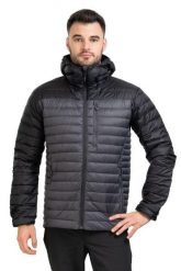 Kurtka puchowa męska Rab Microlight Alpine Jacket z kapturem. Niebieskie kurtki męskie RAB, m, bez wzorów, z materiału, klasyczne, z kapturem. Za 1,079.99 zł.