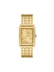 Fossil Zegarek Carraway FS6009 Złoty. Żółte, analogowe zegarki męskie FOSSIL, bez wzorów, złote. Za 749.99 zł.
