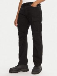 G-Star Raw Spodnie materiałowe Contor 3D D27049-D491 Czarny Regular Fit. Czarne spodnie materiałowe męskie G-Star Raw, bez wzorów, z bawełny. Za 699.99 zł.