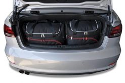 Torby Do Bagażnika Audi A3 Cabrio 2014-2016 4Szt Kjust. Czarne torby podróżne damskie KJUST, bez wzorów, z kauczuku. Za 966.00 zł.