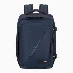 Plecak American Tourister Take2cabin S 24,2. Niebieskie plecaki męskie American Tourister, bez wzorów, z materiału. Za 139.99 zł.