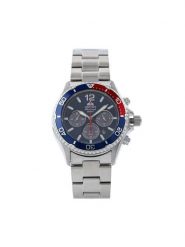 Orient Zegarek Mako Solar RA-TX0201L10B Srebrny. Szare zegarki męskie Orient, bez wzorów, srebrne. Za 1,099.00 zł.