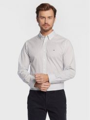 Tommy Hilfiger Koszula Mini Geo MW0MW25036 Biały Regular Fit. Białe koszule męskie Tommy Hilfiger, m, bez wzorów, z bawełny, bez kołnierzyka, bez ramiączek. Za 239.99 zł.