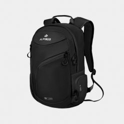 Plecak miejski turystyczny Alpinus Lecco 15. Czarne plecaki męskie Alpinus, z aplikacjami, z materiału. Za 159.00 zł.