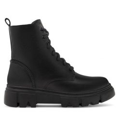 Trapery Lasocki. Czarne trapery damskie Lasocki, bez zapięcia. Za 161.99 zł.