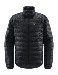 Kurtka puchowa męska Haglofs L.I.M Down Jacket. Czarne kurtki sportowe męskie Haglöfs, na jesień, l, bez wzorów, z elastanu, bez kaptura, trekkingowe. Za 549.00 zł.