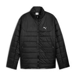 Kurtka uniwersalna męska Puma 68521001. Czarne kurtki męskie Puma, na zimę, m, bez wzorów, z materiału, klasyczne, z kapturem. Za 269.00 zł.