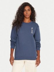 Roxy Bluza Surf Stoked ERJFT05018 Niebieski Regular Fit. Niebieskie bluzy damskie Roxy, m, bez wzorów, z bawełny, bez ramiączek, bez kaptura. Za 209.99 zł.