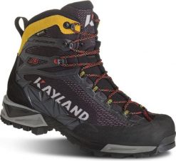 Buty trekkingowe Kayland Rocket GTX Czarny/Żółty. Czarne trekkingi męskie Kayland, z gore-texu, bez zapięcia. Za 1,199.75 zł.