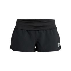 Kąpielówki Roxy Czarne Lekka Komfortowa Tkanina. Czarne szorty damskie Roxy, bez wzorów, z elastanu, sportowe. Za 189.99 zł.