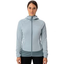 Bluza trekkingowa damska Vaude Tekoa Fleece II techniczna. Niebieskie bluzy damskie Vaude, s, bez wzorów, z elastanu, bez ramiączek, z kapturem. W wyprzedaży za 339.00 zł.
