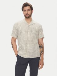 Pierre Cardin Koszula C6 45610.0458 Beżowy Regular Fit. Brązowe koszule męskie Pierre Cardin, l, bez wzorów, z bawełny, bez kołnierzyka, bez ramiączek. Za 289.99 zł.