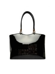 LOVE MOSCHINO Torebka JC4247PP0OKE100A Czarny. Czarne shopperki damskie Love Moschino, bez wzorów, ze skóry, bez dodatków. Za 1,049.00 zł.