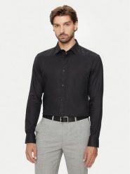 Jack & Jones Koszula Joe 12260426 Czarny Slim Fit. Czarne koszule męskie Jack & Jones, m, bez wzorów, z syntetyku, biznesowe, bez kołnierzyka, bez ramiączek. Za 109.99 zł.