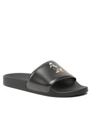 KARL LAGERFELD Klapki KL98903 Czarny. Czarne klapki damskie KARL LAGERFELD, bez wzorów, z tworzywa sztucznego, bez obcasa, bez zapięcia. Za 339.99 zł.