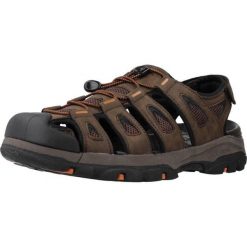 Sandały SKECHERS TRESMEN Brązowy. Brązowe sandały męskie Skechers, bez wzorów, z syntetyku, bez zapięcia. Za 296.99 zł.