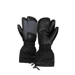 Łapawice zimowe Black Diamond Soloist Finger. Czarne rękawiczki damskie Black Diamond, bez wzorów. Za 579.99 zł.