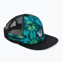 Czapka z daszkiem Hurley Elrow Tongue Trucker. Zielone czapki damskie Hurley, bez wzorów, sportowe. Za 73.99 zł.