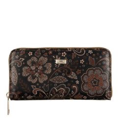 Duży Skórzany Portfel Damski BajuBaj PD090s171 RFID. Brązowe portfele damskie ze skóry. Za 161.50 zł.