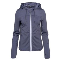 Damska bluza z kapturem zapinana na zamek Hi-Tec Tolin. Szare bluzy damskie Hi-tec, bez wzorów, sportowe, bez ramiączek, z kapturem. Za 156.99 zł.