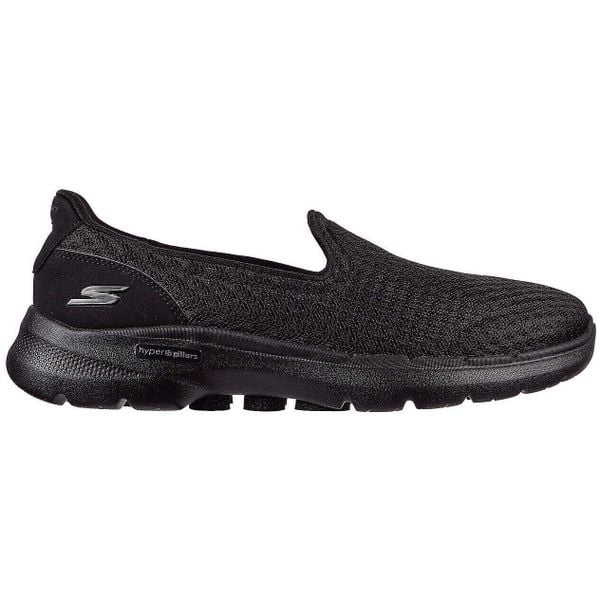 Buty sportowe damskie Skechers Go Walk 6 Big Spla. Czarne obuwie sportowe damskie Skechers, bez wzorów, bez zapięcia. Za 390.00 zł.