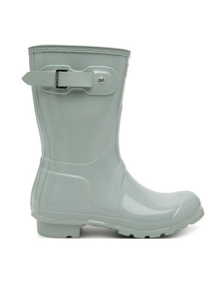 Hunter Kalosze WFS1000RGL Błękitny. Niebieskie kalosze damskie Hunter, bez wzorów, z syntetyku, bez zapięcia. Za 275.99 zł.