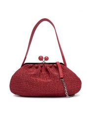 Weekend Max Mara Torebka 2615511105650 Różowy. Czerwone torebki do ręki damskie Weekend Max Mara, bez wzorów, z materiału, bez dodatków. Za 1,579.00 zł.